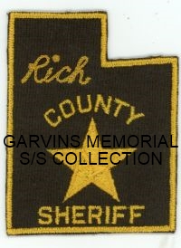 UTAH,A,RICH COUNTY SHERIFF 1